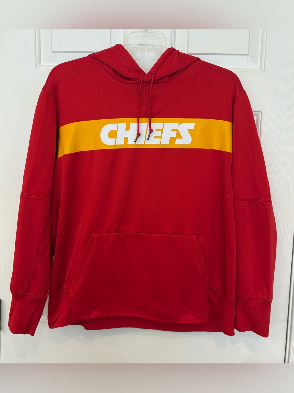 Nike NFL Kansas City Chiefs Men’s On Field Apparel Dri-Fit Hoodie Size: Large